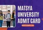 matsya university admit card