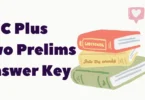 psc plus two prelims answer key