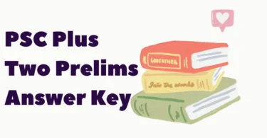 psc plus two prelims answer key